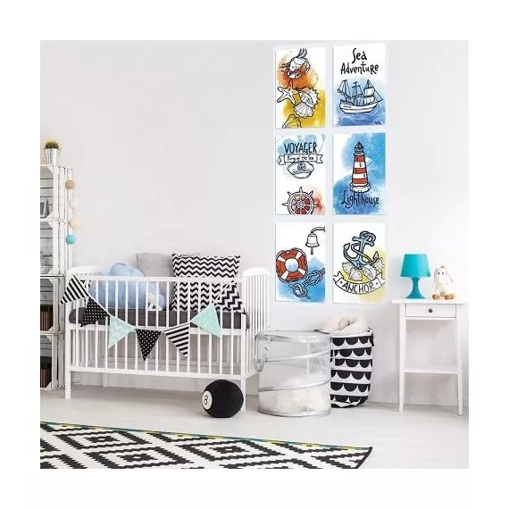 Фотообои виниловые на флизелиновой основе Decocode Морские мотивы 91-0456-CL 0,91х2,11 м, изображение 2