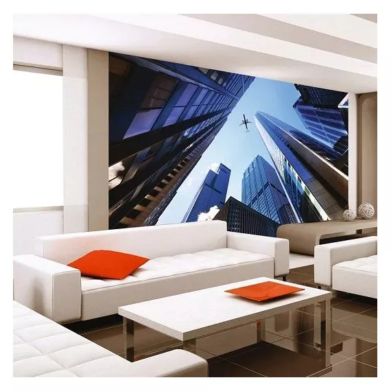 Фотообои виниловые на флизелиновой основе Decocode Полет над Чикаго 41-0133-WL 4х2,8 м, изображение 2