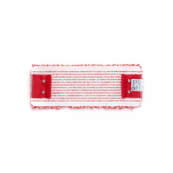 Насадка для швабры CISNE WET плоская, микрофибра, красный/белый 40см 207500-02, изображение 2