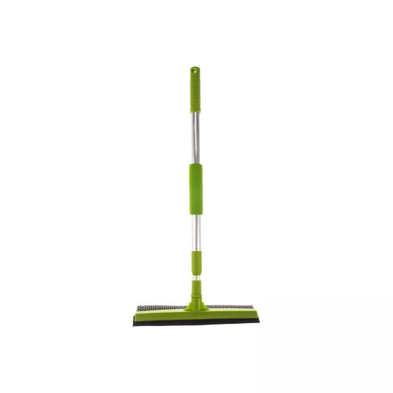 Алюминиевая стекломойка ЛЮБАША телескопическая ручка 50-90 см рабочая часть 25 см 603613, изображение 2