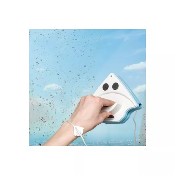 Магнитная щетка для мытья окон с двух сторон Доляна треугольная, 3-8 мм 5385835, изображение 2