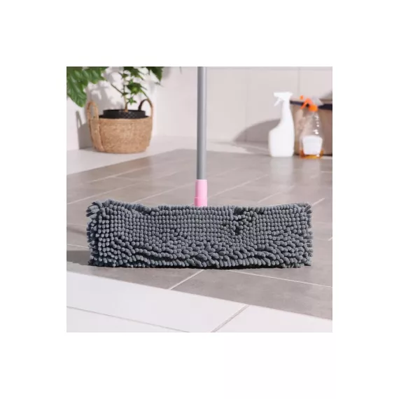 Швабра Raccoon Букля с телескопической рукояткой 40х14х90 см 5195198, изображение 2