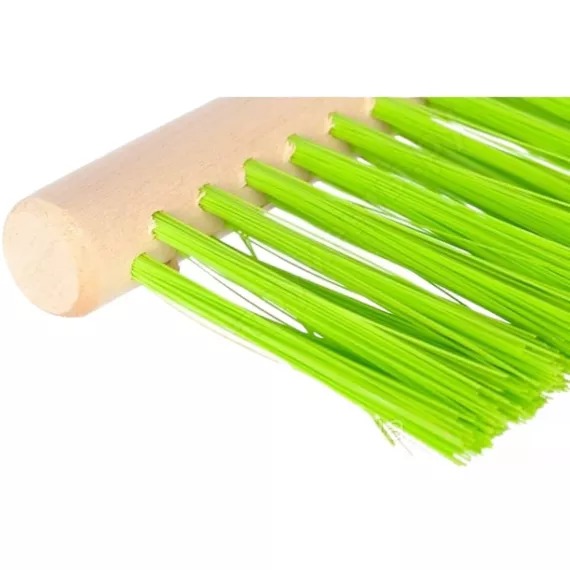 Двухрядная щетка-сметка СИБРТЕХ 280 мм деревянная ручка 84629, изображение 2