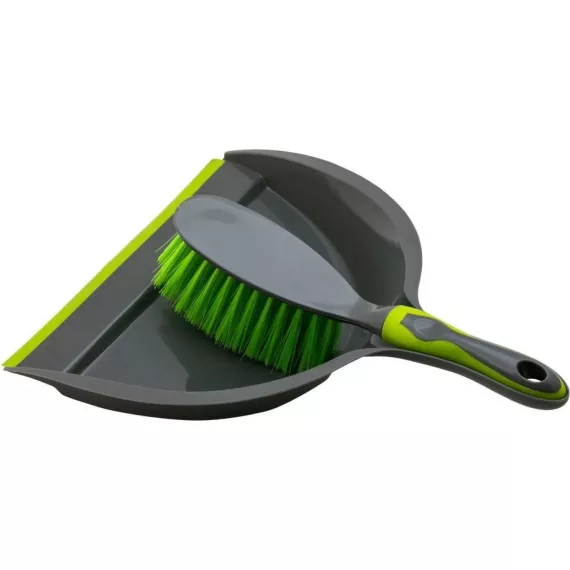 Набор для сухой уборки HAPPI DOME щетка+совок, термопластик HDCL-61005F