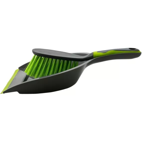 Набор для сухой уборки HAPPI DOME щетка+совок, термопластик HDCL-61005F, изображение 2