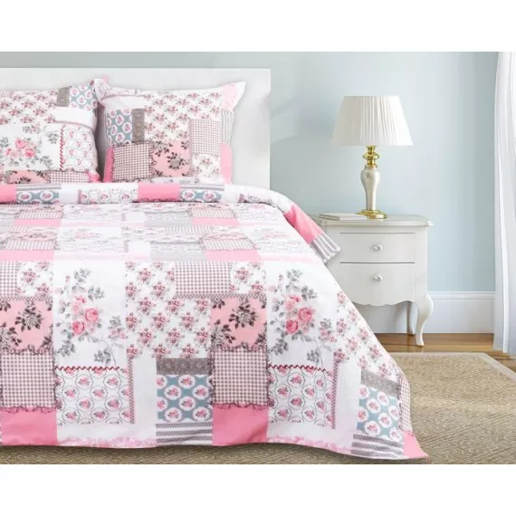 Постельное бельё "Этель" 1,5 сп. Розовый прованс143х215 см, 150х214 см, 70х70 см - 2 шт., 100% хлопок, бязь 125 г/м?