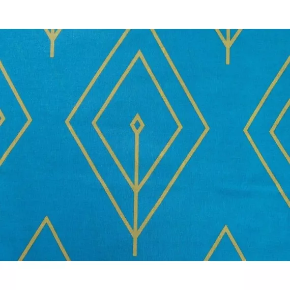 Постельное бельё Этель 1,5 сп «Бирюзовый лепесток» 143х215см, 150х214см, 70х70см-2 шт, изображение 3