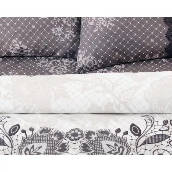 Постельное бельё "Этель" 1,5 сп., Кружево, размер 143х215 см, 150х214 см, 70х70 см - 2 шт, изображение 2