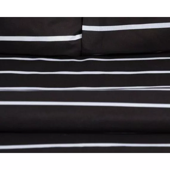 Постельное бельё Этель 1.5сп Black stripes 143х215 см,150х214 см, 70х70 см-2 шт, 100% хлопок,поплин, изображение 2