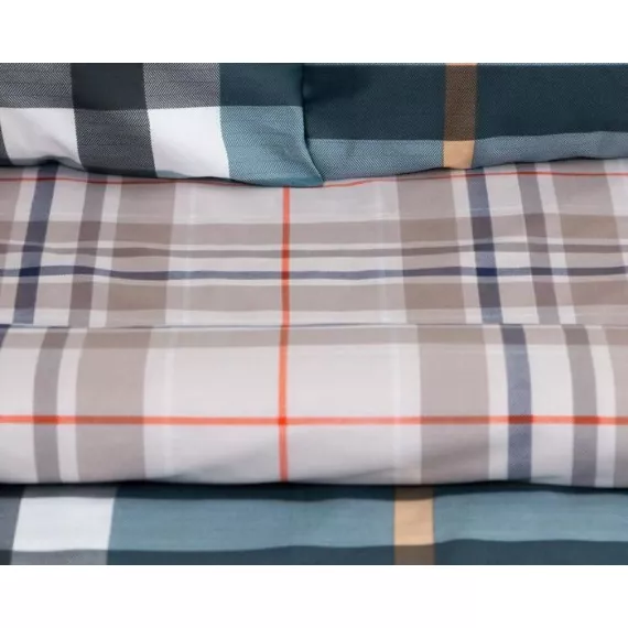 Постельное белье LoveLife 1,5сп «Клетка» 143*215см,150*225см,50*70см-2шт., изображение 2