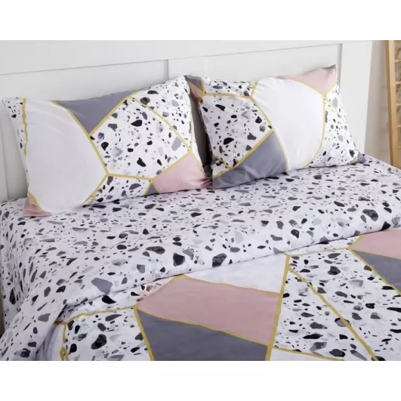 Постельное бельё LoveLife 1,5 сп «Фьюжн» 143х215см, 150х225см, 50х70см-2шт, изображение 2