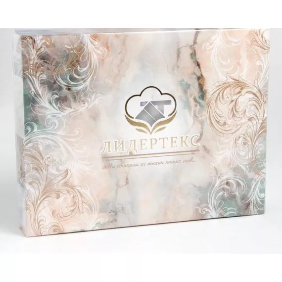 Постельное бельё 2сп ЛидерТекс Валентинка полукор 175х215, 200х220, 70х70 2шт, поплин 110гр/м хл100%, изображение 4