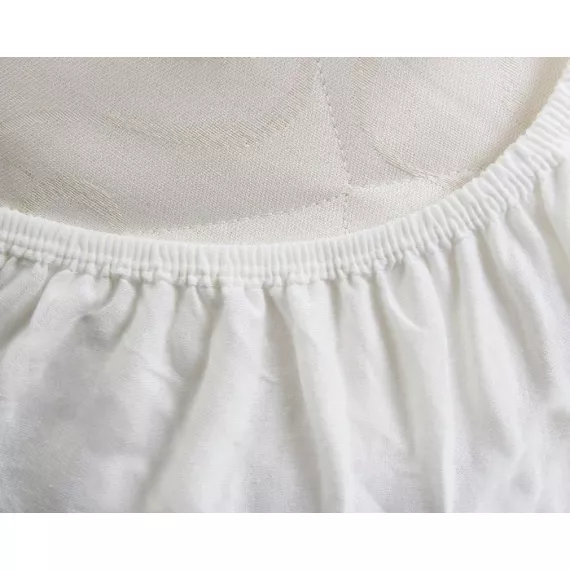 Непромокаемый наматрасник 90х200х25, ткань caress, цвет белый, изображение 2