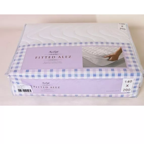 Наматрасник FITTED стеганый, размер 80х200 см, хлопок, силикон, изображение 3