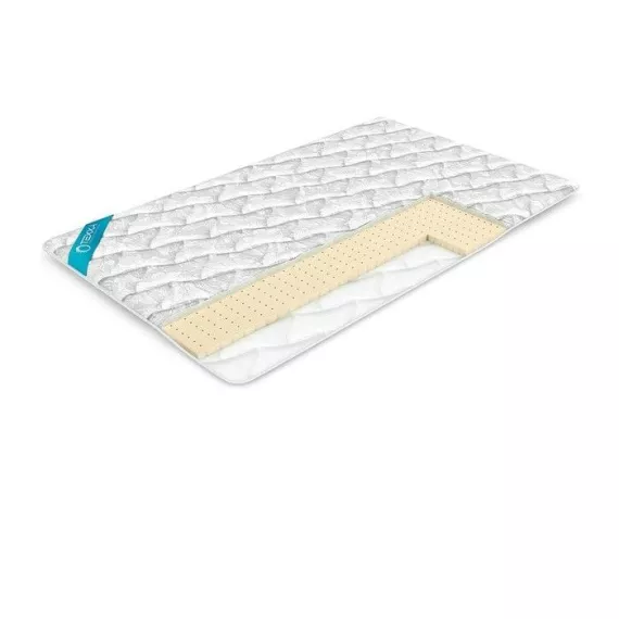 Топпер «Латекс», 90х200 см, высота 3 см, чехол жаккард