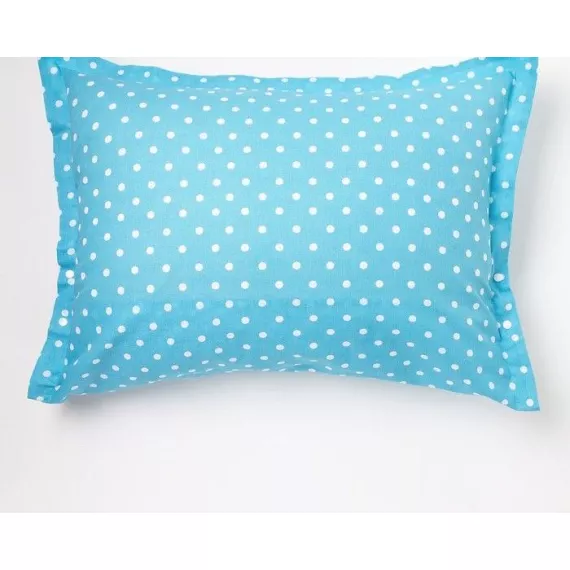 Наволочка-трансформер «Этель» цвет голубой 70х70 (50х70) см, изображение 2