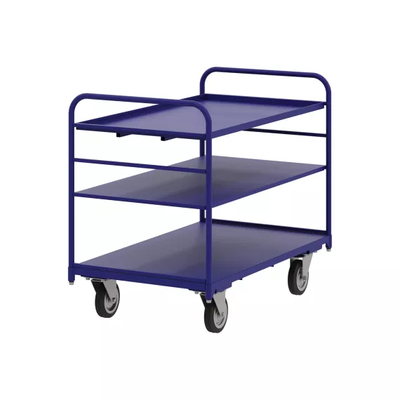 Тележка RUSKLAD платформенная с двумя ручками ТЯ 3 (600x1000) d125мм, изображение 2