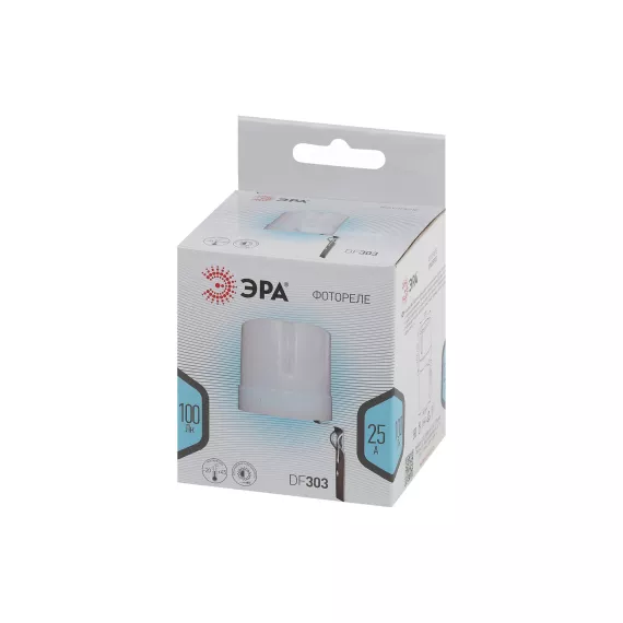 Фотореле ЭРА DF 303 серый, макс. нагрузка 5500 ВА IP44 Б0043806, изображение 2