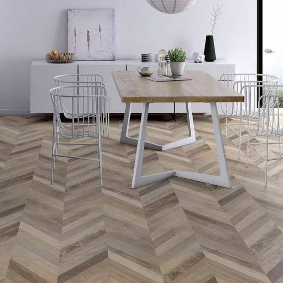 Ламинат Faus Masterpieces S176201 Cream Chevron, изображение 2