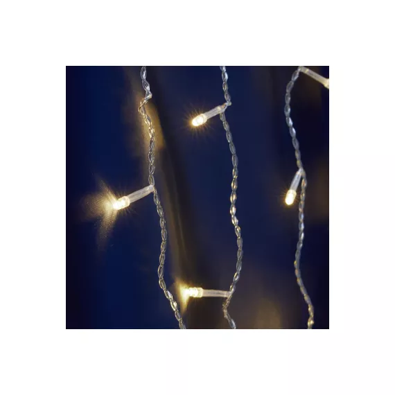 Светодиодная гирлянда FERON CL19 занавес 2x1.5м + 3м, 230V, желтый, с питанием от сети 41623, изображение 2