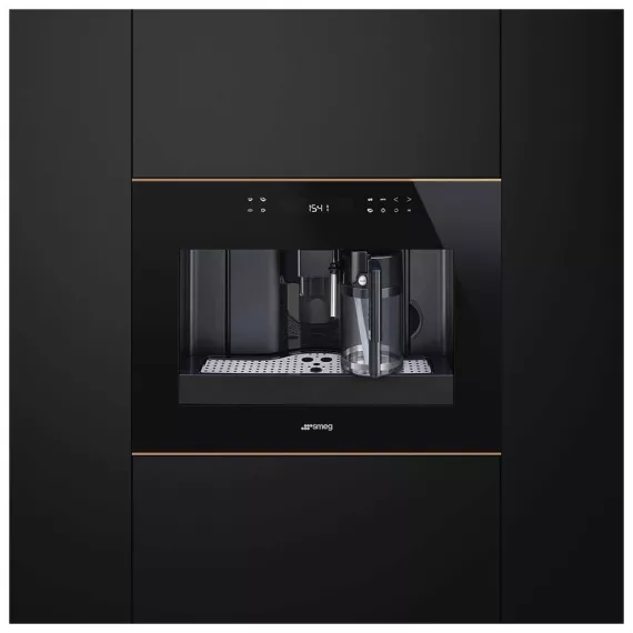 Встраиваемая кофемашина Smeg Dolce Stil Novo CMS4601NR Black, изображение 2