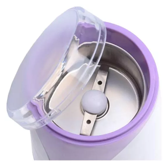 Кофемолка Zimber ZM-11213 White/Purple, изображение 2