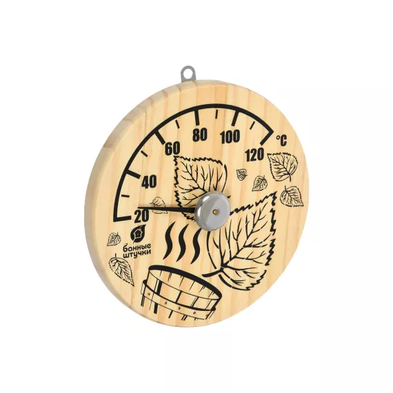 Термометр для бани и сауны Банные штучки Листья 14х14х2.5 см 18041, изображение 2