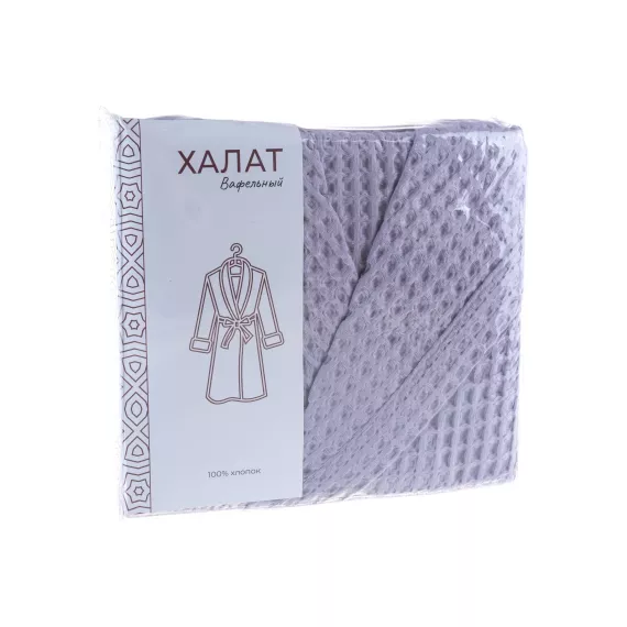 Халат с капюшоном Вотекс Бохо, р. 48-50, сирень 760, 100% хлопок, 0810-054603-55170, изображение 2