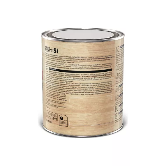 Декоративное покрытие по дереву BRITE FLEXX экстерьерное беленый дуб, банка 0,9 л 212453, изображение 2