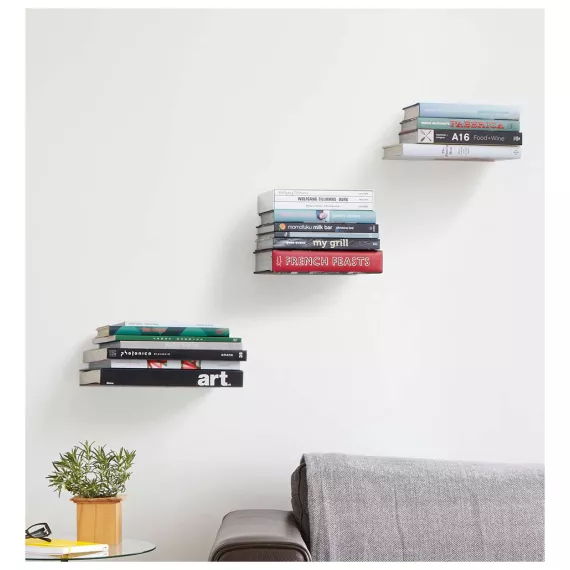 Набор полок Umbra CONCEAL сталь 330639-560 Серый, изображение 3