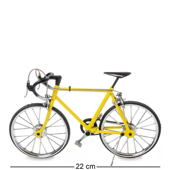 Фигурка-модель 1:10 Велосипед гоночный Roadbike желтый, изображение 2
