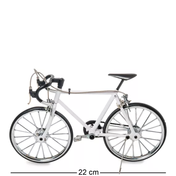 Фигурка-модель 1:10 Велосипед гоночный Roadbike белый, изображение 2