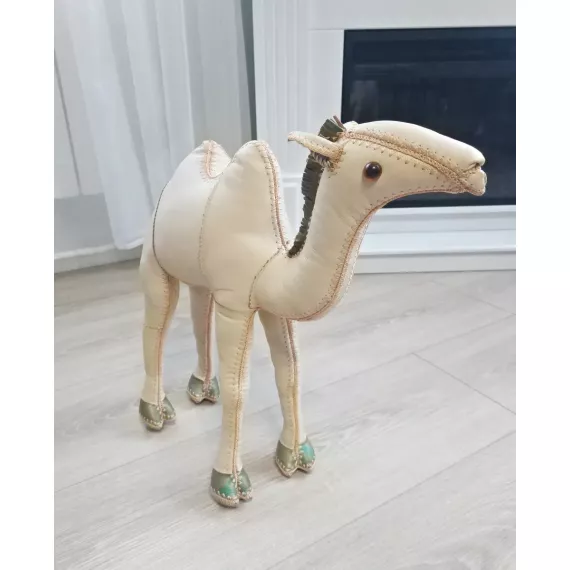 Игрушка из натурально кожи Верблюд ручной работы, изображение 2