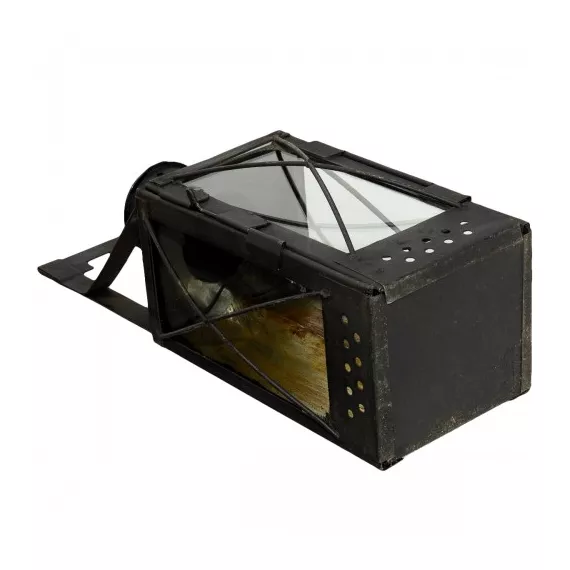 Фонарь свечной VT железнодорожный, винтажный, оригинал СССР 1953 год, черный, изображение 2