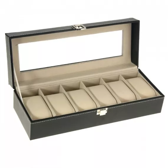 Шкатулка под часы Тёмная ночь чёрная матовая Sima-Land, изображение 2