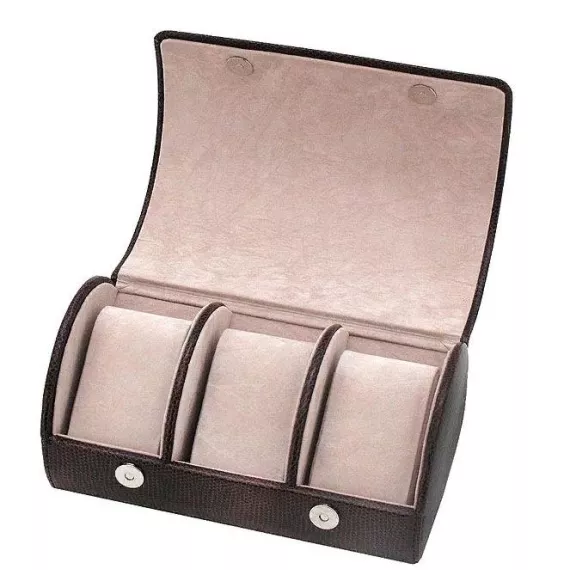 Шкатулка для мужских аксессуаров Jardin D'Ete, коричневый, змея, 18,8x11,3x8,6 см, изображение 2