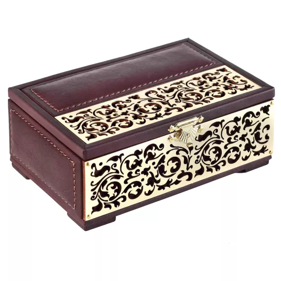 Шкатулка маленькая, коричневая 043-10-05, изображение 2