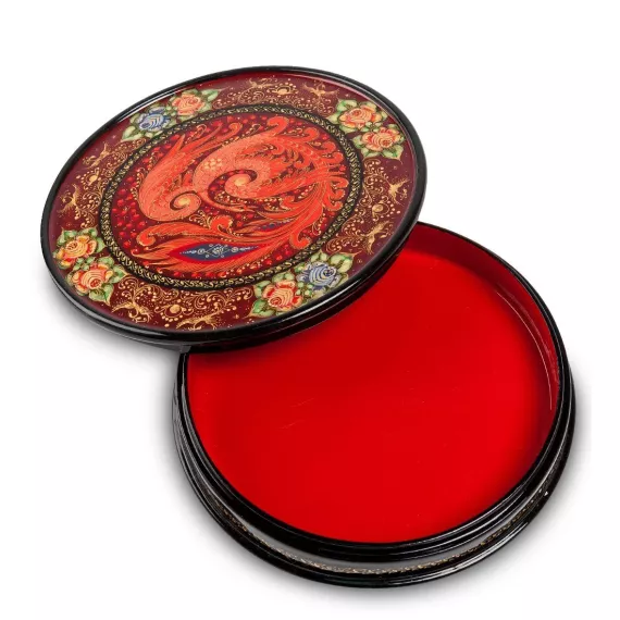 Шкатулка Жар-птица исп. Николаева Art East, изображение 2