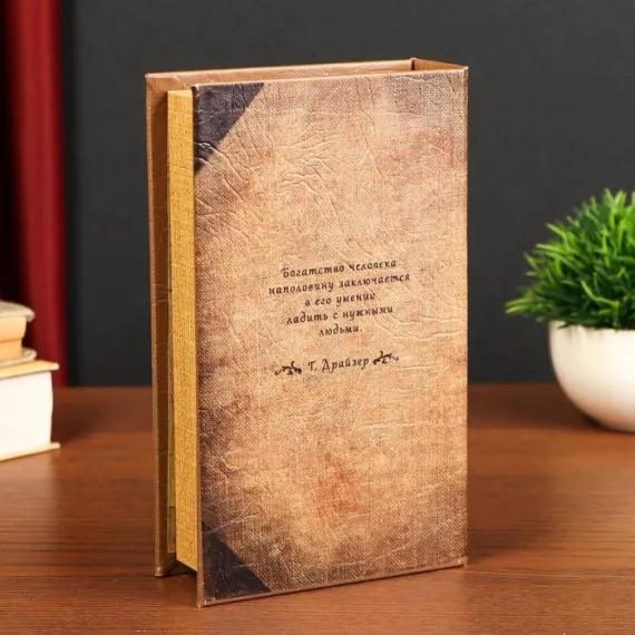 Книга-сейф Финансист (21 х 13 х 5 см), изображение 2