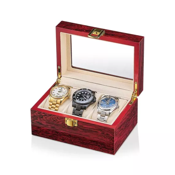 Шкатулка для хранения трех часов Leader Posh-3, изображение 2