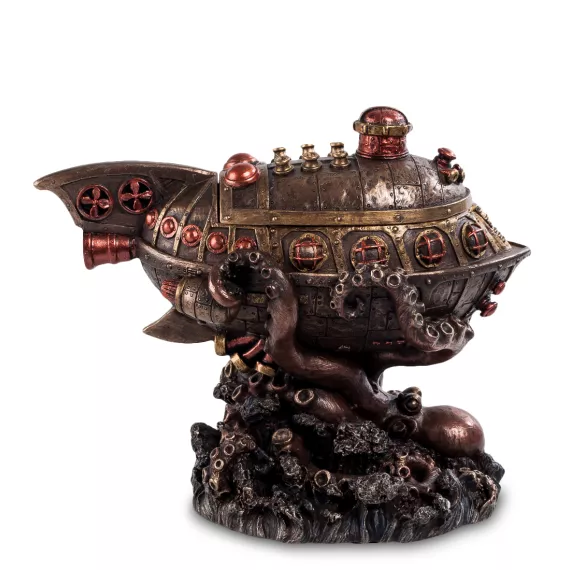 Шкатулка в стиле Стимпанк Подводная лодка в щупальцах ОсьминогаVeronese, изображение 2