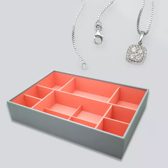 Шкатулка открытая для хранения украшений с 11 секциями Stackers LC Designs 73573, изображение 2