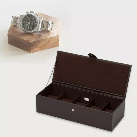 Бокс для 5 часов коричневого цвета из коллекции Blake Wolf 305506, изображение 2