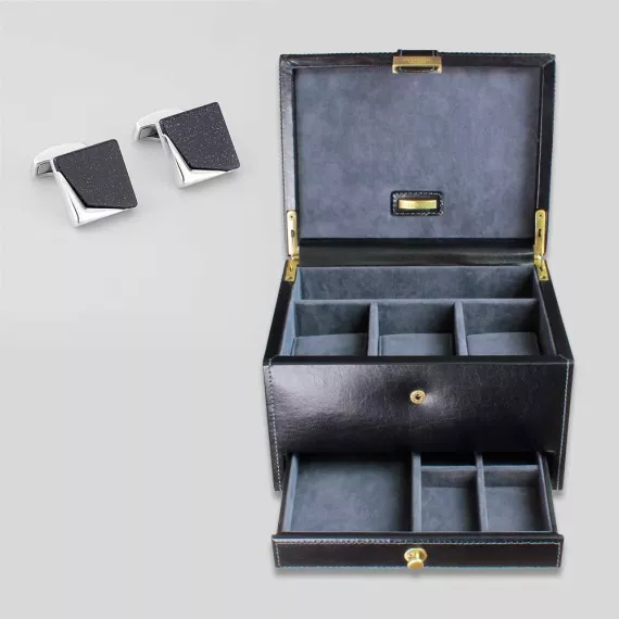 Шкатулка для хранения трех часов и аксессуаров LC Designs 70866, изображение 2