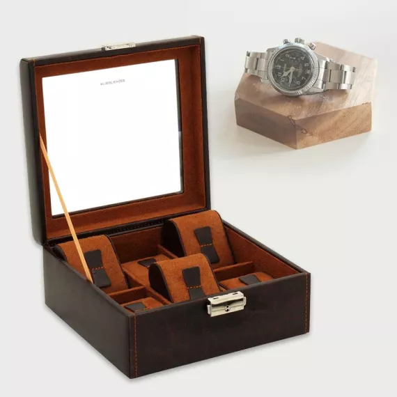 Шкатулка для хранения 6 часов Friedrich Lederwaren 20085-3, изображение 2