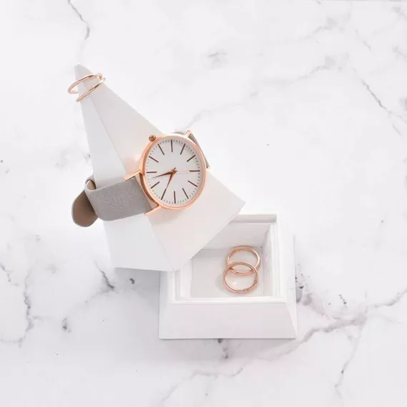 Белая пирамида для ежеденвного украшения, Stackers LC Designs 73712, изображение 2