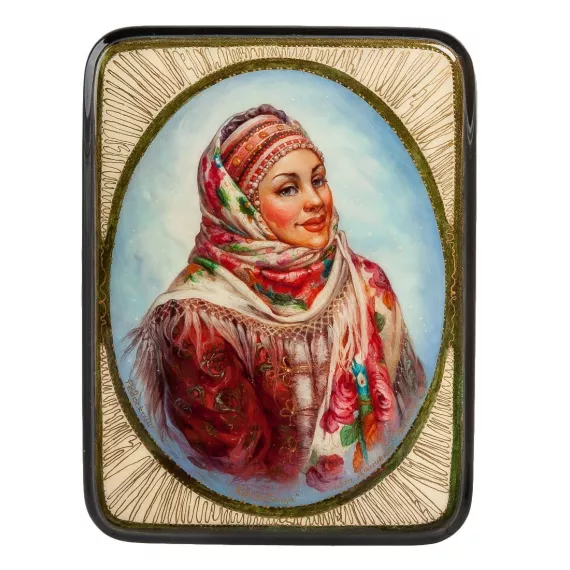 Шкатулка Красавица исп. Данченко Art East, изображение 2