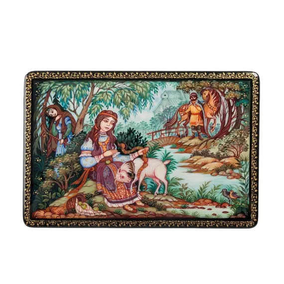 Шкатулка Сестрица Аленушка и братец Иванушка исп. Орлова Art East, изображение 2