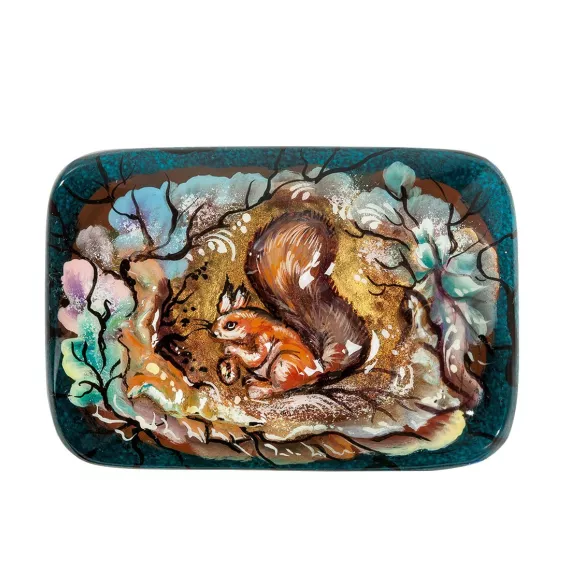 Шкатулка Белочка 8,0,х5,5 Рыбакова О. Art East, изображение 2