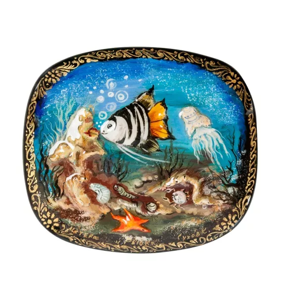 Шкатулка Рыбка 8,5,х7,5 Рыбакова О. Art East, изображение 2